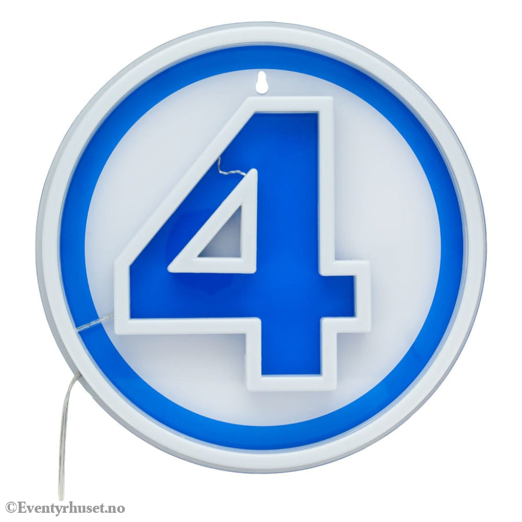 Fantastic Four LED Wall Lamp Light Logo Neon Home & Gifts