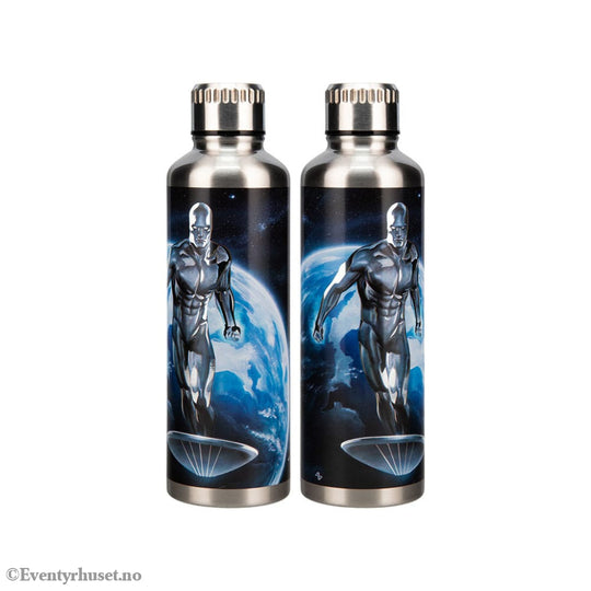 Fantastic Four Metal Water Bottle Silver Surfer Home & Gifts