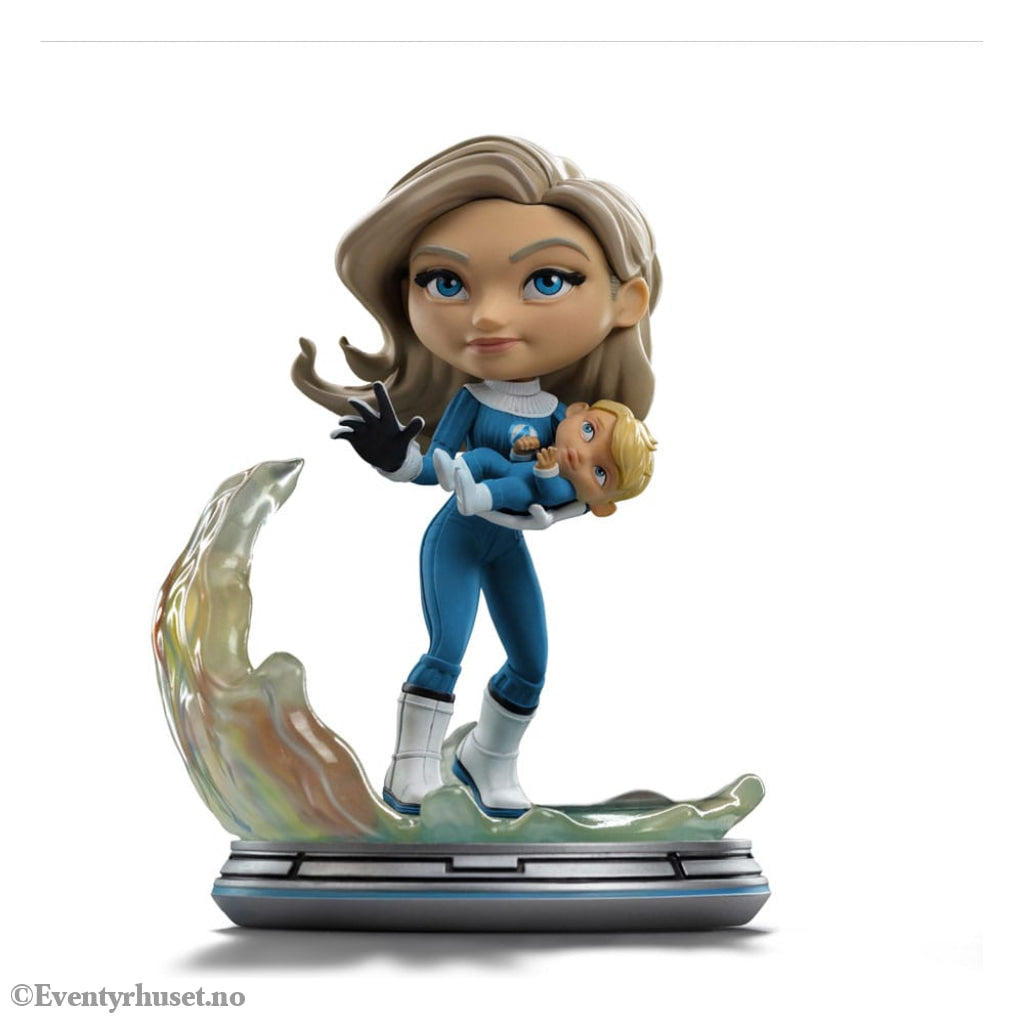 Fantastic Four Mini Co. PVC Figure Invisible Woman and Franklin 15 cm Collectibles