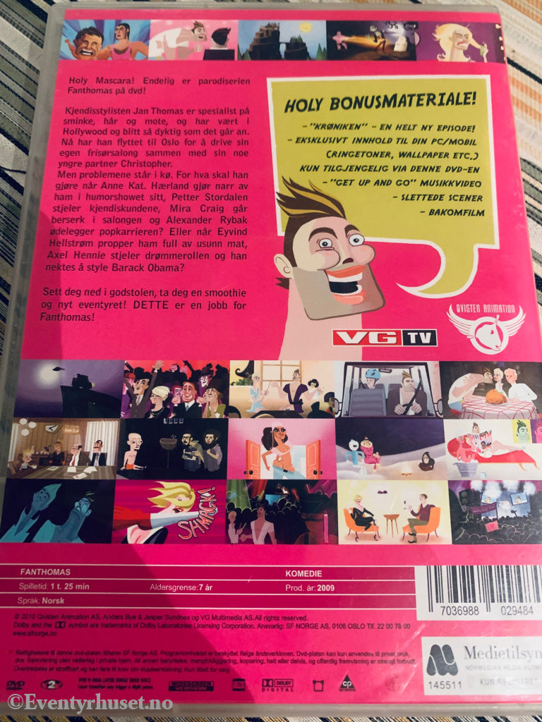 Fanthomas. Sesong 1 & 2. 2009. Dvd. Dvd