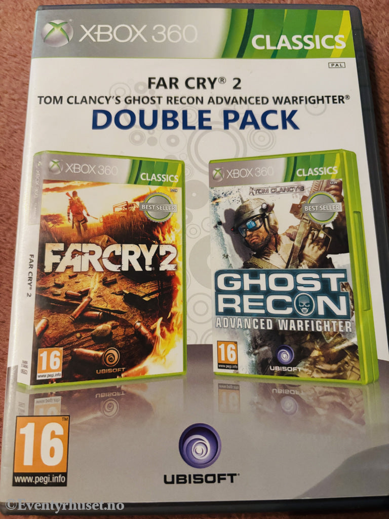 Far Cry 2 + Tom Clancy's Ghost Recon Advanced Warfighter (Double Pack). Xbox 360.
