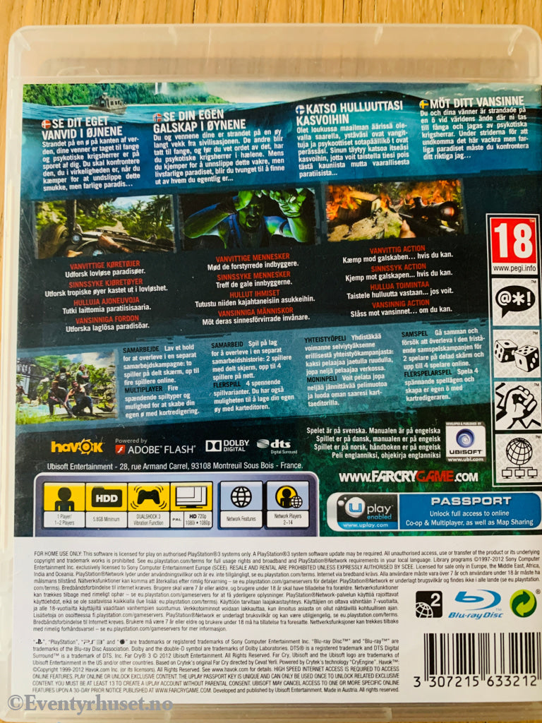 Far Cry 3. PS3.