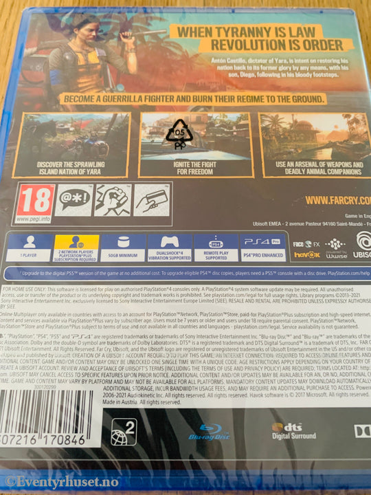Far Cry 6. PS4. Ny i plast!