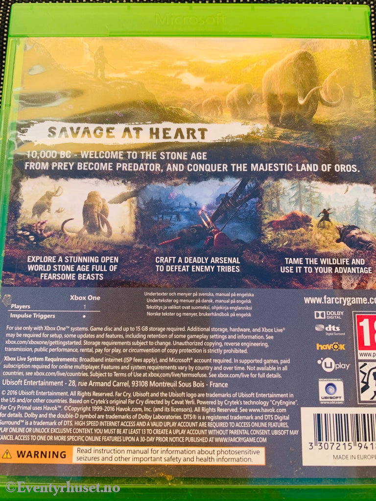 Far Cry Primal . Xbox One.