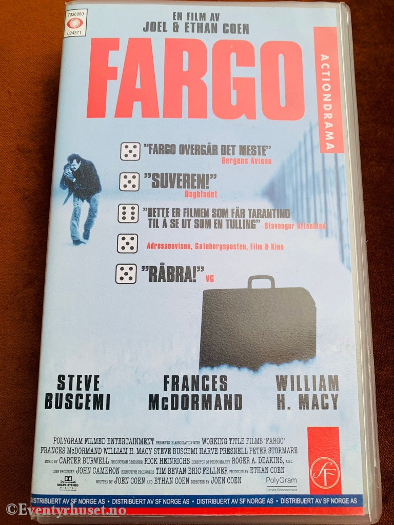 Fargo. 1996. Vhs. Vhs