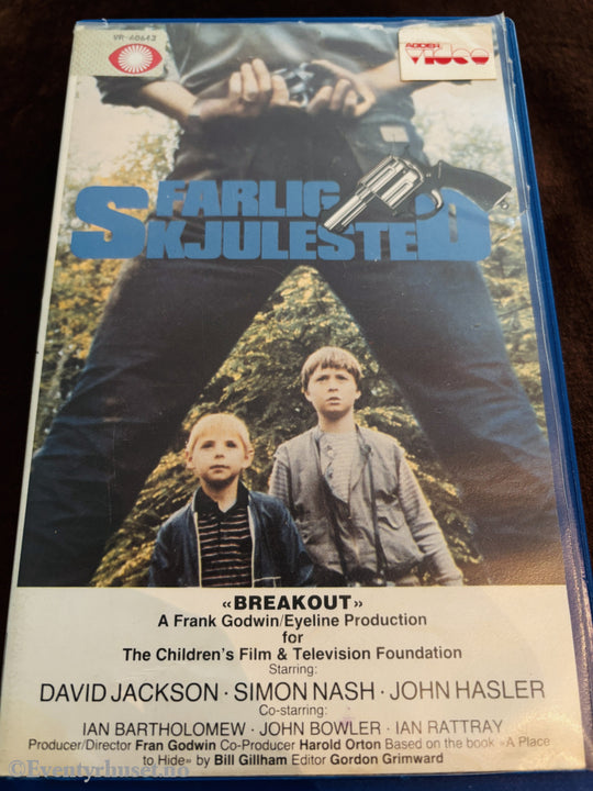Farlig skjulested (Breakout, 1980-tallet). VHS Big Box
