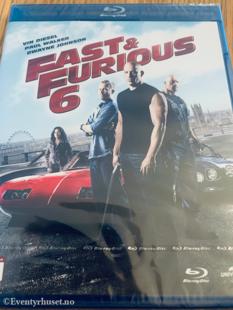 Fast & Furious 6 (2013). Blu-Ray. Ny i plast!