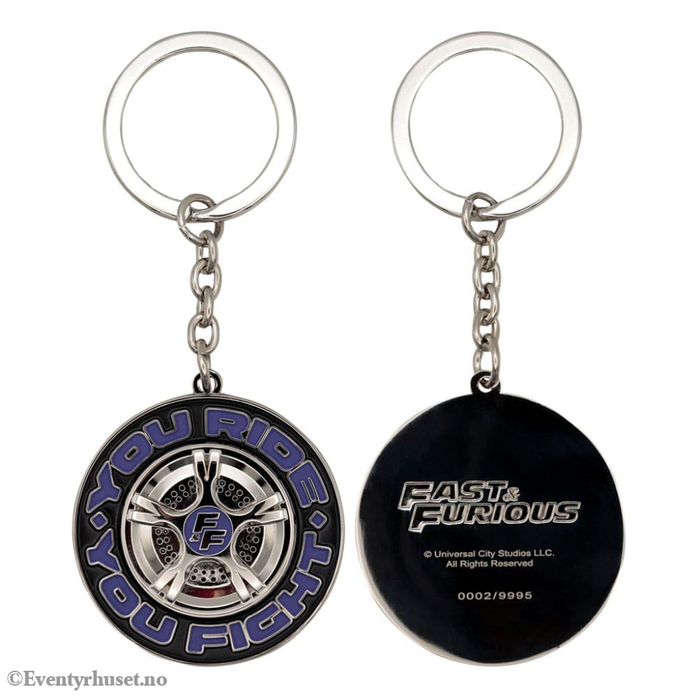 Fast & Furious Keychain You Ride You Fight Limited Edition Fashion & Accessories
