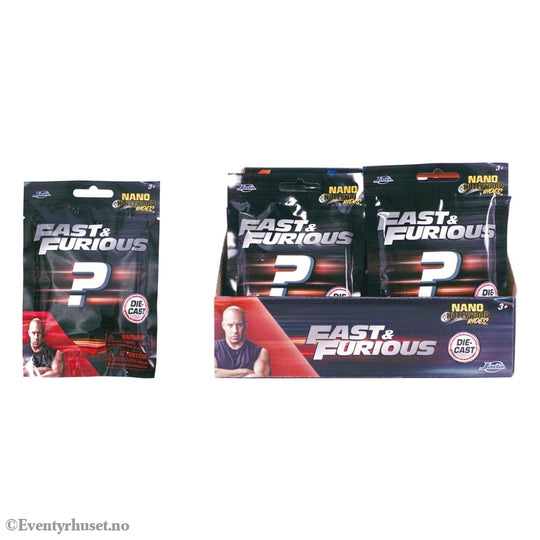 Fast & Furious Nano Hollywood Cars Diecast Mini Cars Display (24) Collectibles