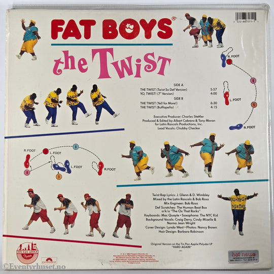Fat Boys feat. Chubby Checker. 1988. The Twist (12" Single) . LP.
