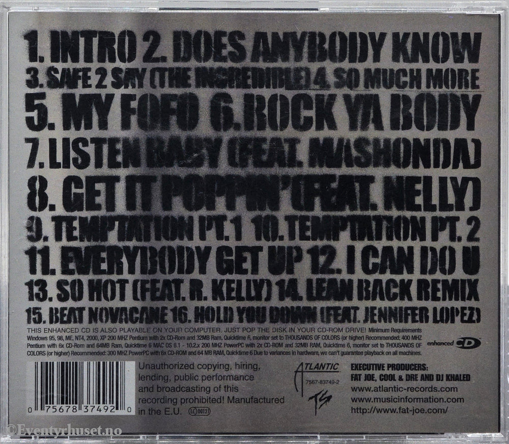 Fat Joe. 2005. All or Nothing. CD.