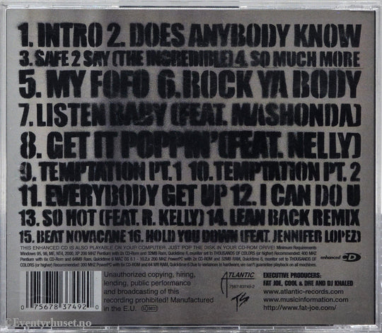 Fat Joe. 2005. All or Nothing. CD.