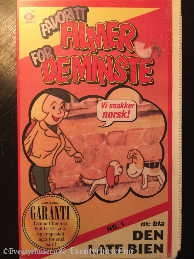 Favorittfilmer For De Minste. Nr. 1. 1993. Vhs. Vhs