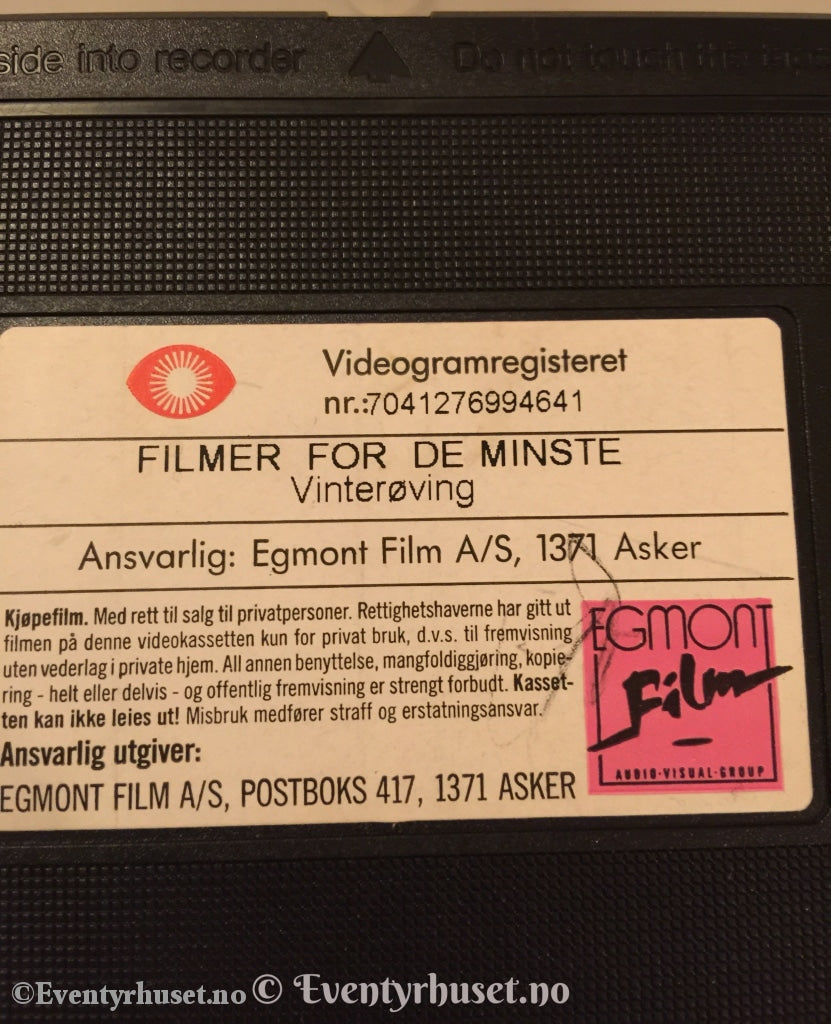 Favorittfilmer For De Minste. Nr. 5. 1993. Vhs. Vhs