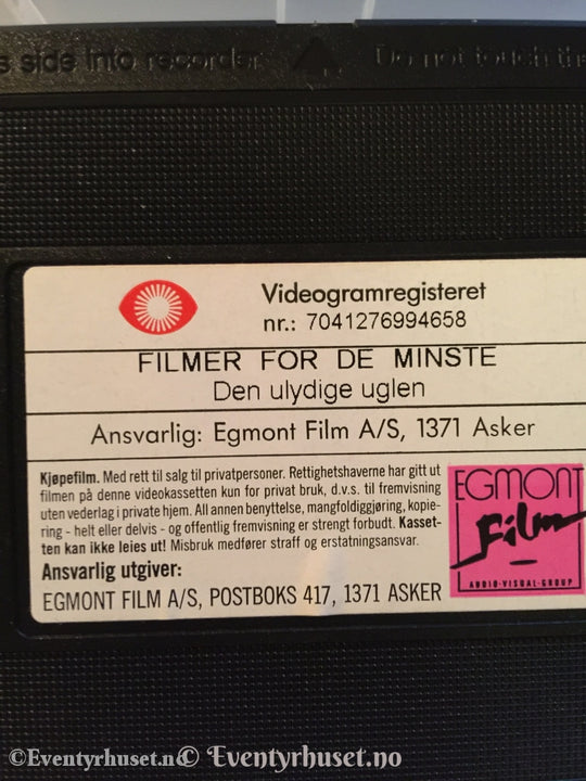Favorittfilmer For De Minste. Nr. 6. 1993. Vhs. Vhs