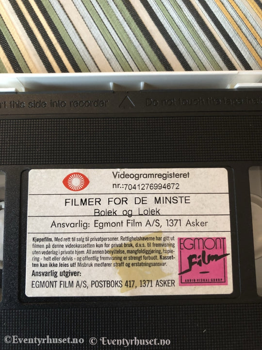 Favorittfilmer For De Minste. Nr. 8. 1993. Vhs. Vhs