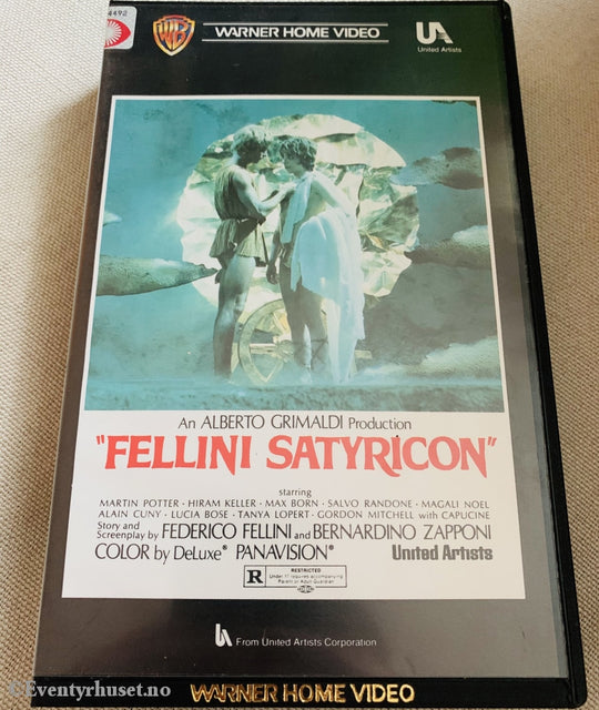 Fellini Satyricon. 1988. Vhs Big Box.
