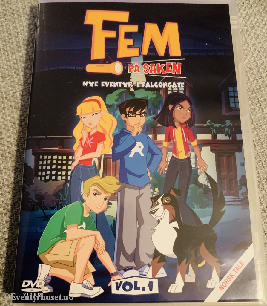 Fem På Saken Vol. 1. Nye Eventyr I Falcongate. 2008. Dvd. Dvd
