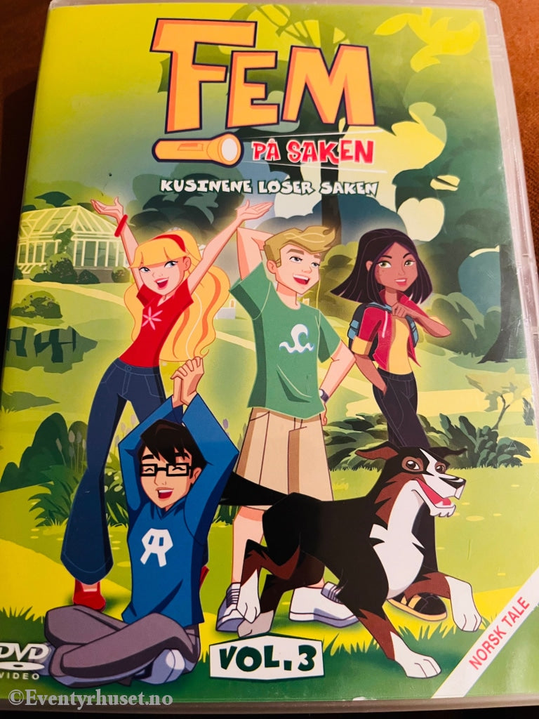 Fem På Saken Vol. 3. Kusinene Løser Saken. 2008. Dvd. Dvd