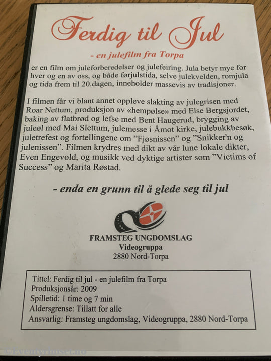 Ferdig til jul (2008). DVD.