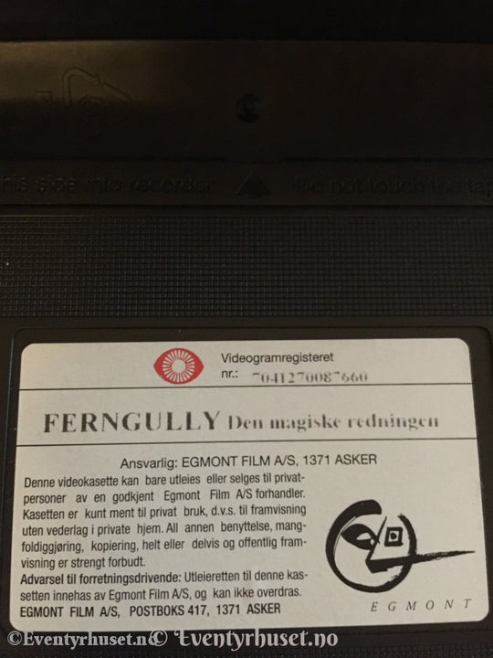 Ferngully 2. 1997. Vhs. Vhs