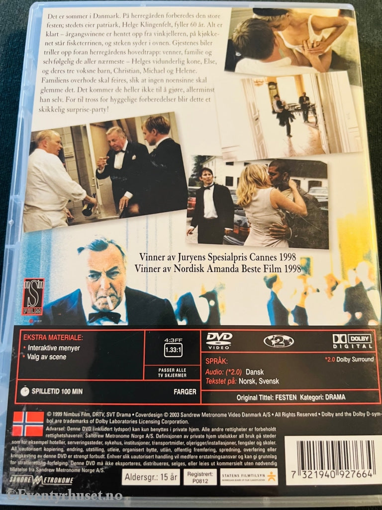 Festen. 1999. Dvd. Dvd