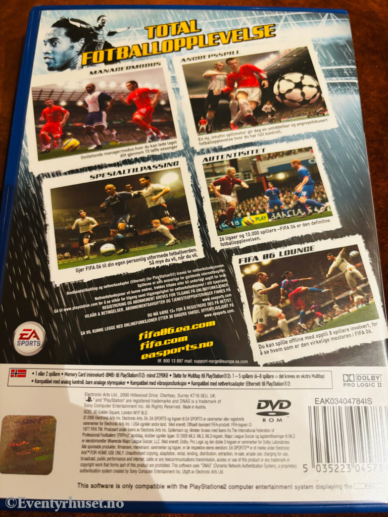 FIFA 06. PS2.