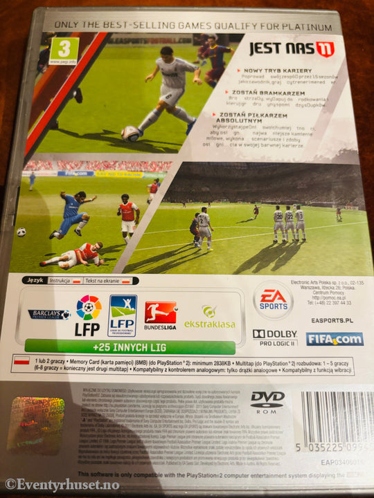 FIFA 11. PS2.