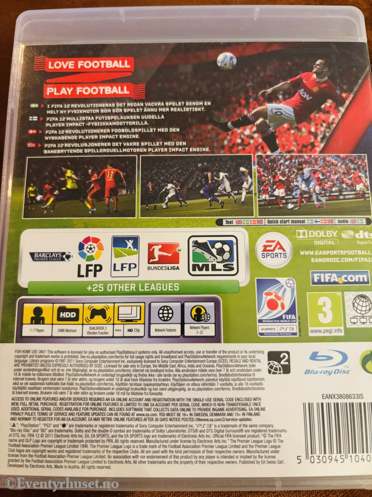 FIFA 12. PS3.