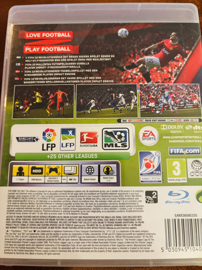 FIFA 12. PS3.