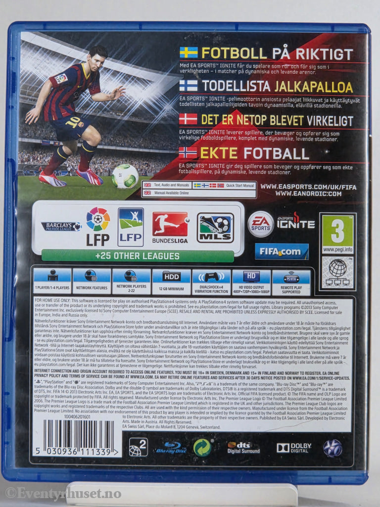 FIFA 14. PS4.