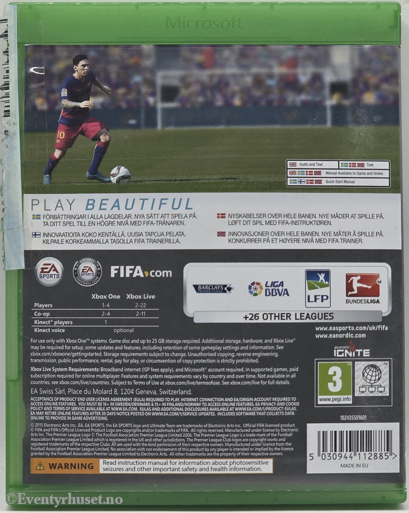 FIFA 16 . Xbox One.