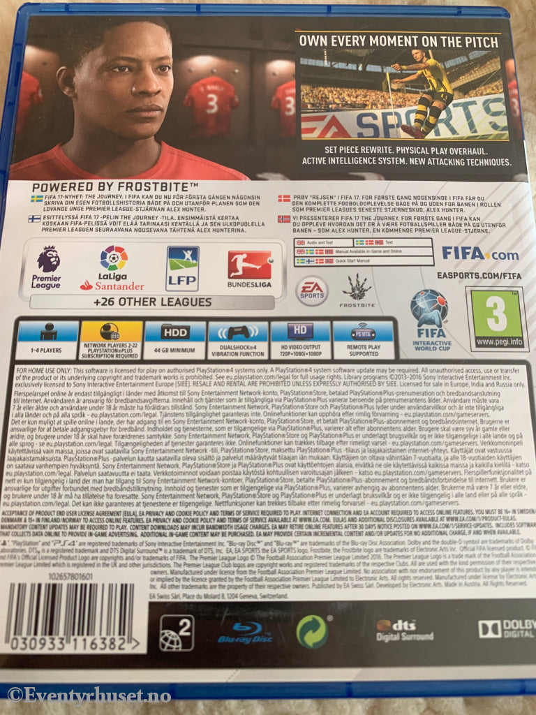 FIFA 17. Playstation PS4-spill.