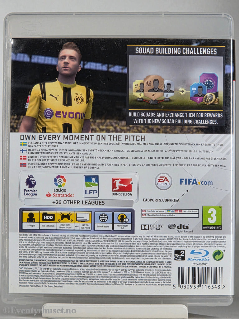 FIFA 17 . PS3.