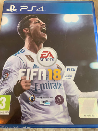 FIFA 18. Playstation PS4-spill.