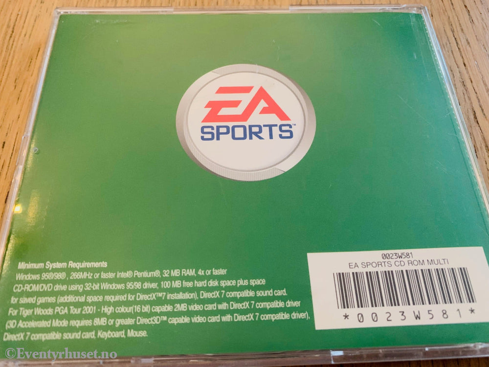 Fifa 2001 / Tiger Woods Pga Tour. Pc-Spill. Pc Spill