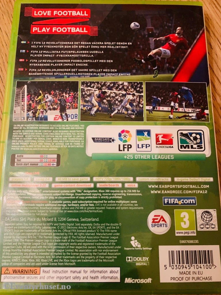 Fifa 2012. Xbox 360.