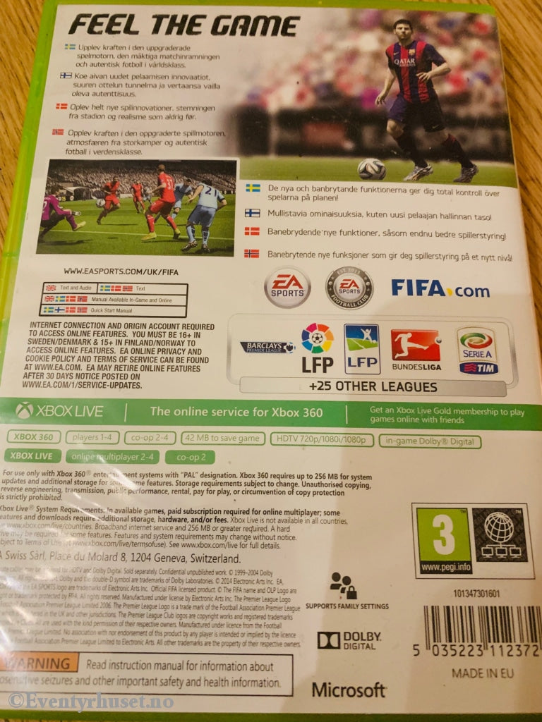 Fifa 2015. Xbox 360.