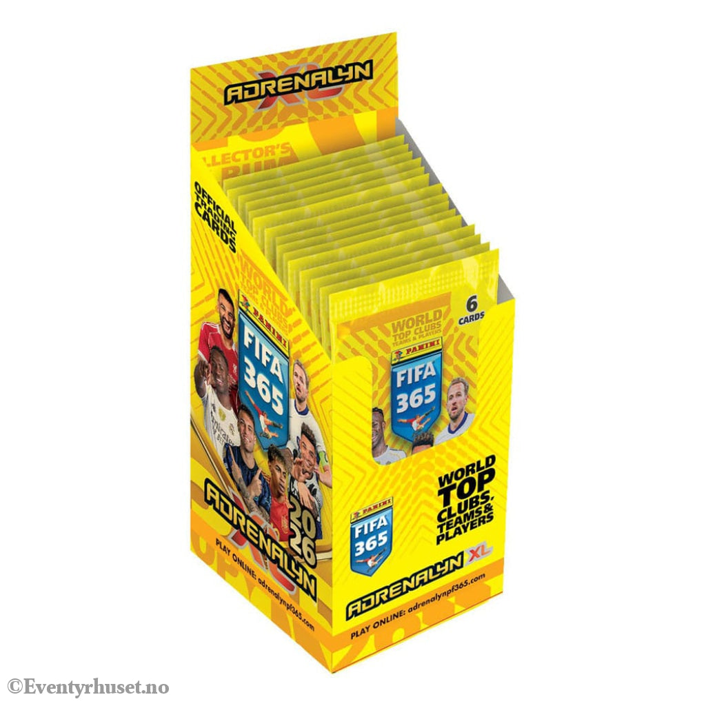 FIFA 365 Adrenalyn XL 2026 Trading Cards Flow Packs Display (24) Games