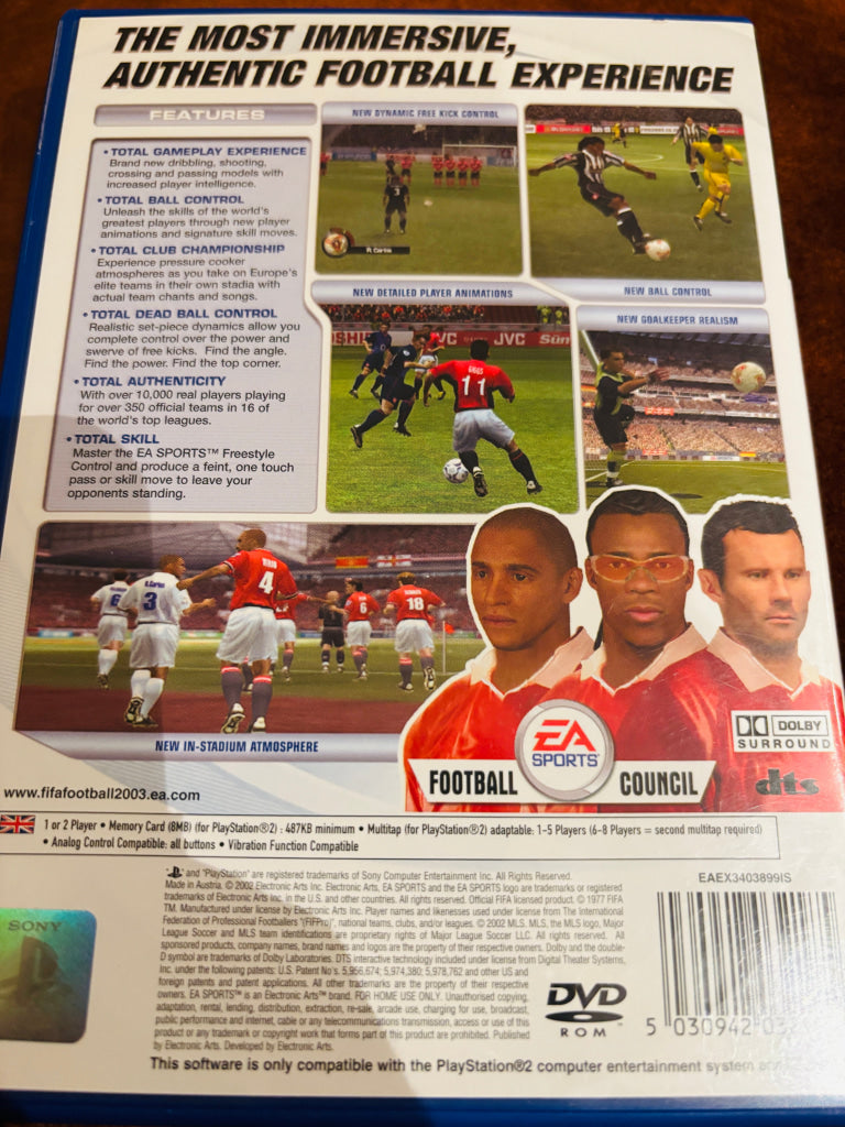 FIFA Football 2003. PS2.