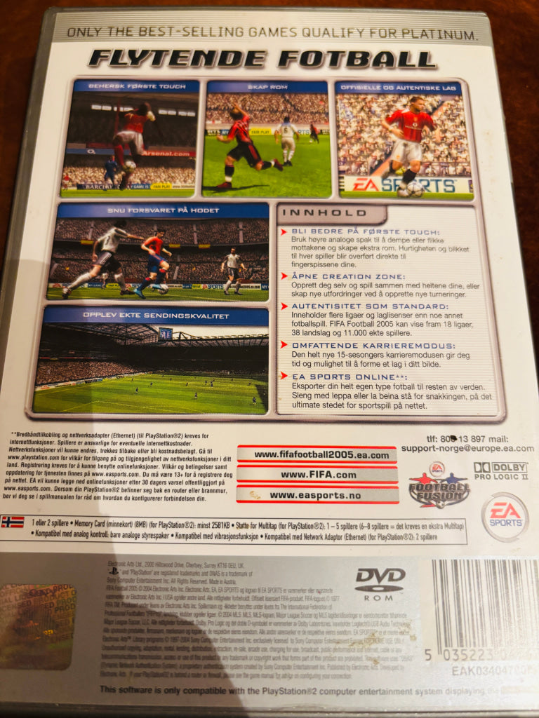 FIFA Football 2005. PS2.