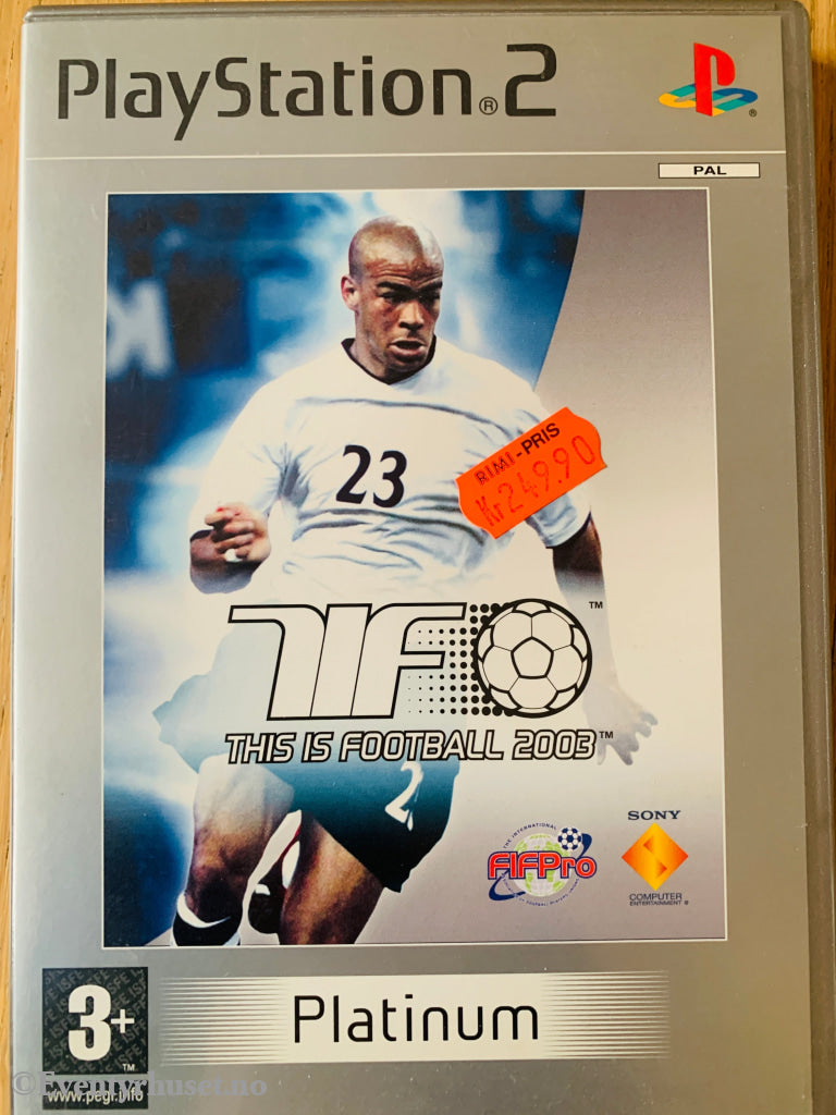 FIFA - This is Football 2003 (Platinium). PS2.