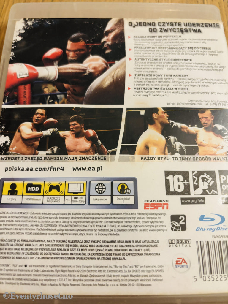 Fight Night Round 4 . PS3.