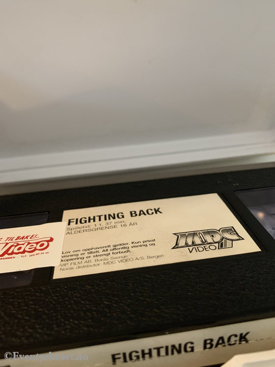 Fighting Back! 1982. Vhs Big Box.