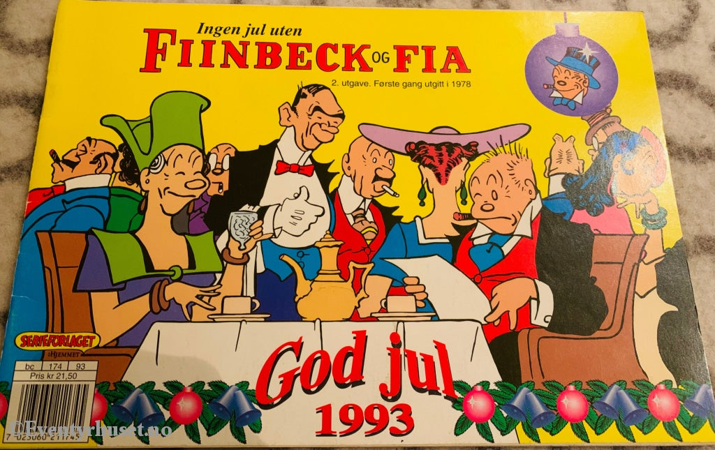 Fiinbeck Og Fia. Julen 1993. Julehefter