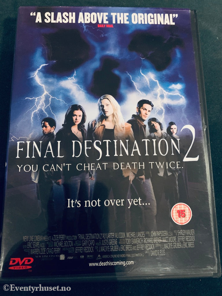 Final Destination 2. 2003. Dvd. Dvd