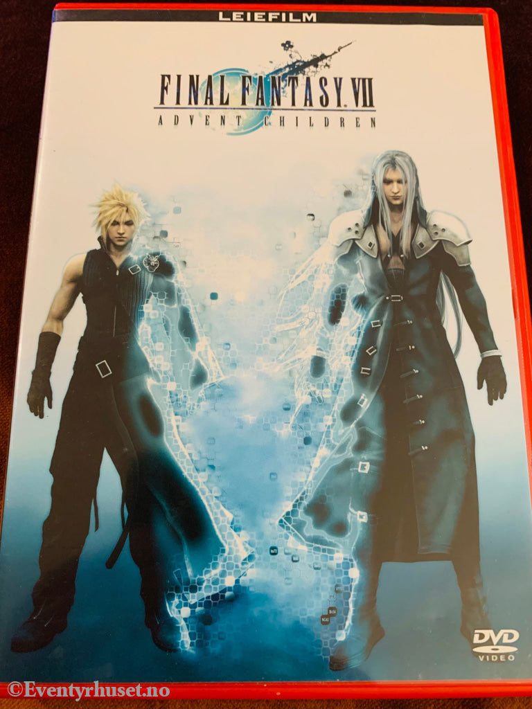 Final Fantasy Vii. Advent Children. Dvd Leiefilm.