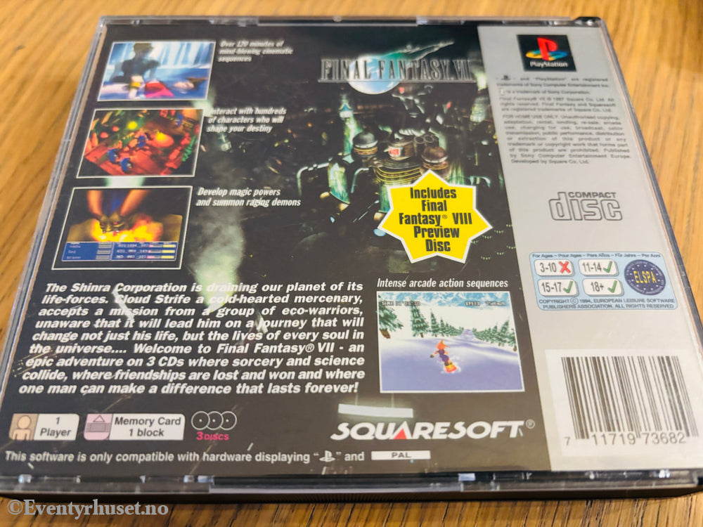 Final Fantasy VII. PS1. PS1