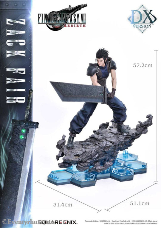 Final Fantasy VII Rebirth Statue 1/4 Zack Fair Deluxe Ver. 57 cm Collectibles