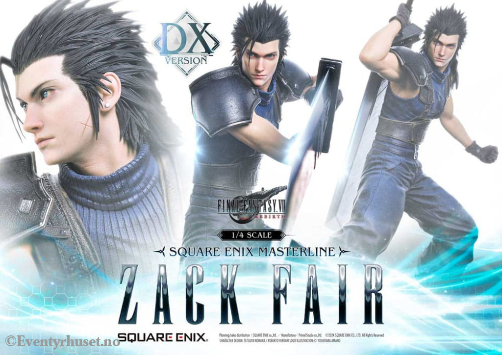 Final Fantasy VII Rebirth Statue 1/4 Zack Fair Deluxe Ver. 57 cm Collectibles